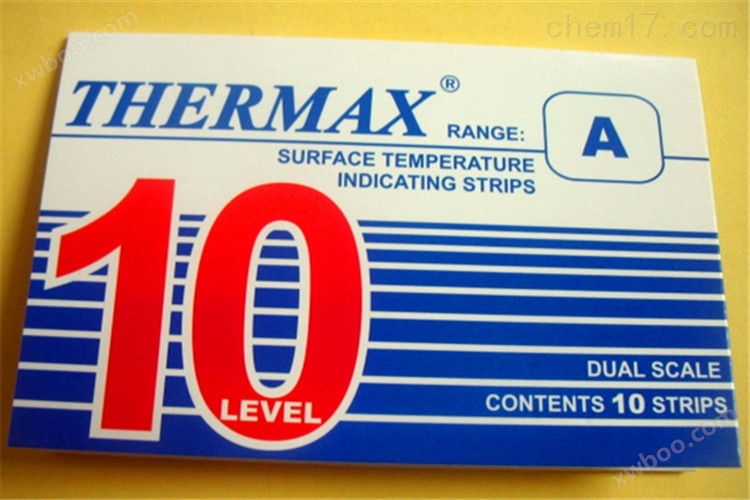 恩慈代理英国TMC温度纸10格A型感温热敏试纸