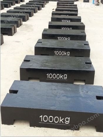 杭州铸铁法码，500公斤叉车用平板型砝码
