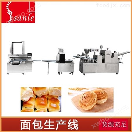 三乐机械开酥面包生产线 面包机