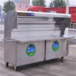 1.5米专业生产油烟净化烧烤车