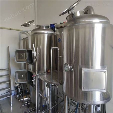 2吨精酿啤酒设备发酵罐生产啤酒的机器