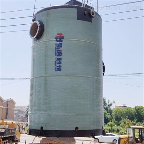 安徽一体化污水泵站玻璃钢预制泵站定制生产