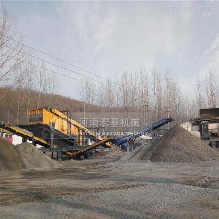 湘潭建筑垃圾处理项目 50吨移动碎石机价格