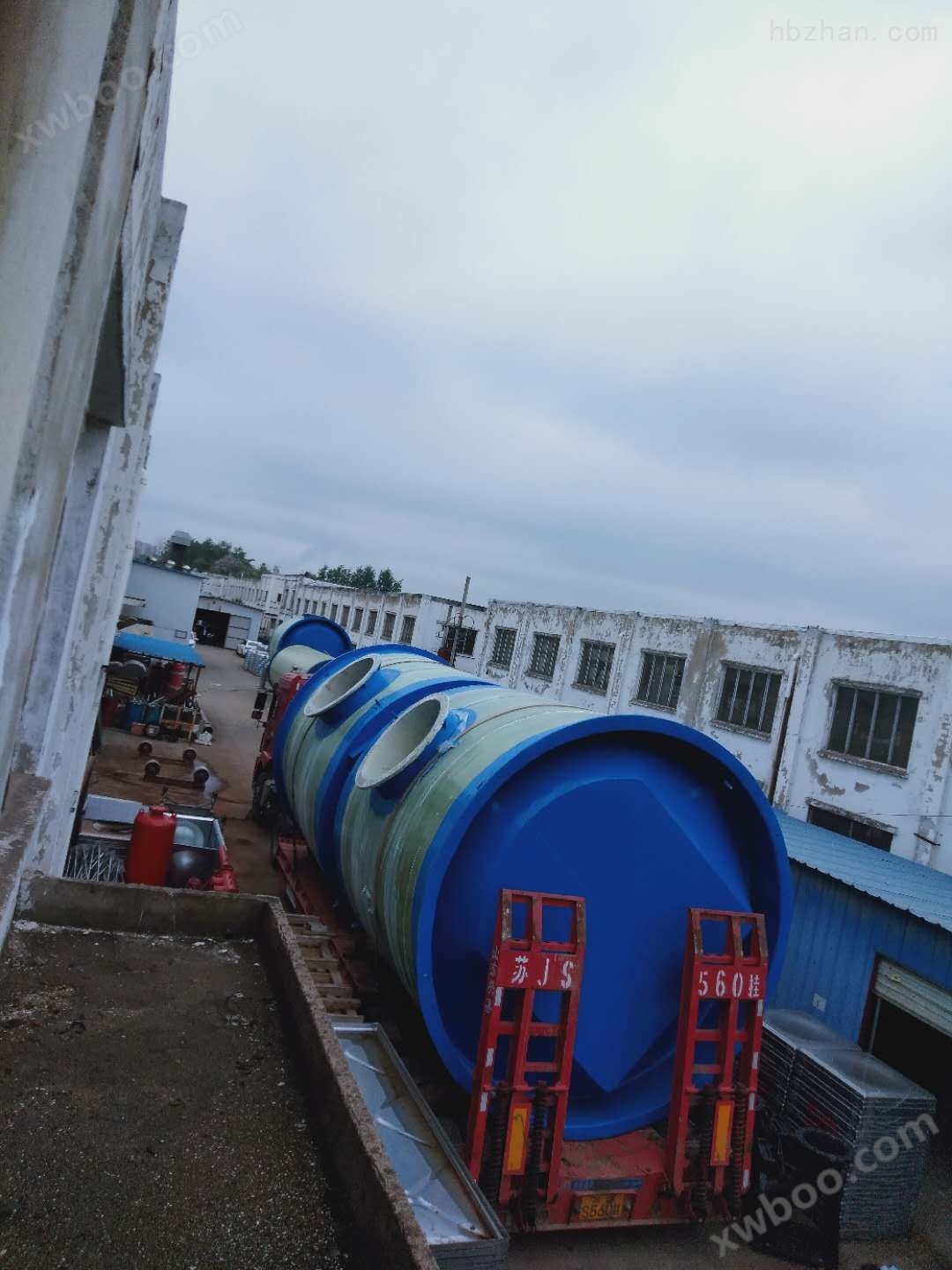 绥化一体化污水提升泵站到货安装