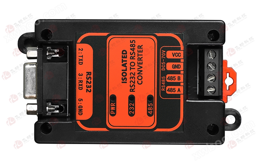 防雷型光电隔离 RS232转RS485串口转换器