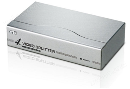 ATEN  宏正 成都  VS94A  4端口视频分配器 (350MHz)   一组视频输入可提供4组视频输出 通过占口级联方式串接三层