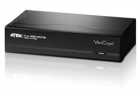 ATEN  宏正  成都  VS138A  8端口VGA视频分配器 (450MHz)  1组视频输入可提供8组视频输出 支持450MHz频宽