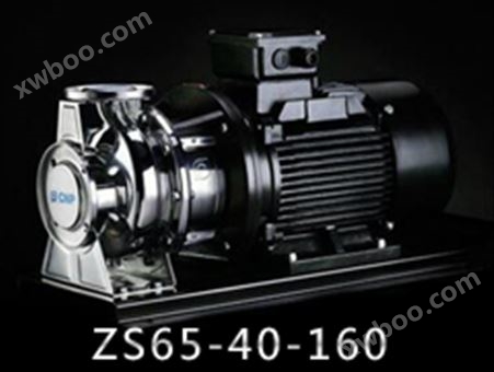ZS65-40-160系列不锈钢卧式单级离心泵