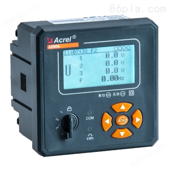 安科瑞AEM96 三相电能表带复费率电能统计