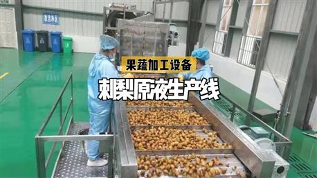 刺梨汁原液生产线 - 设备运行