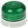 Klaxon Flashguard Xenon 系列 绿色灯罩 氙 闪光 信号灯塔 QBS-0203, 12 V 直流，24 V 直流, 表面安装